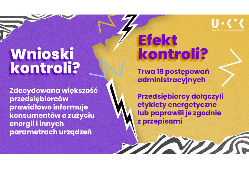 UOKiK sprawdził etykiety energetyczne sprzedawanych urządzeń domowych